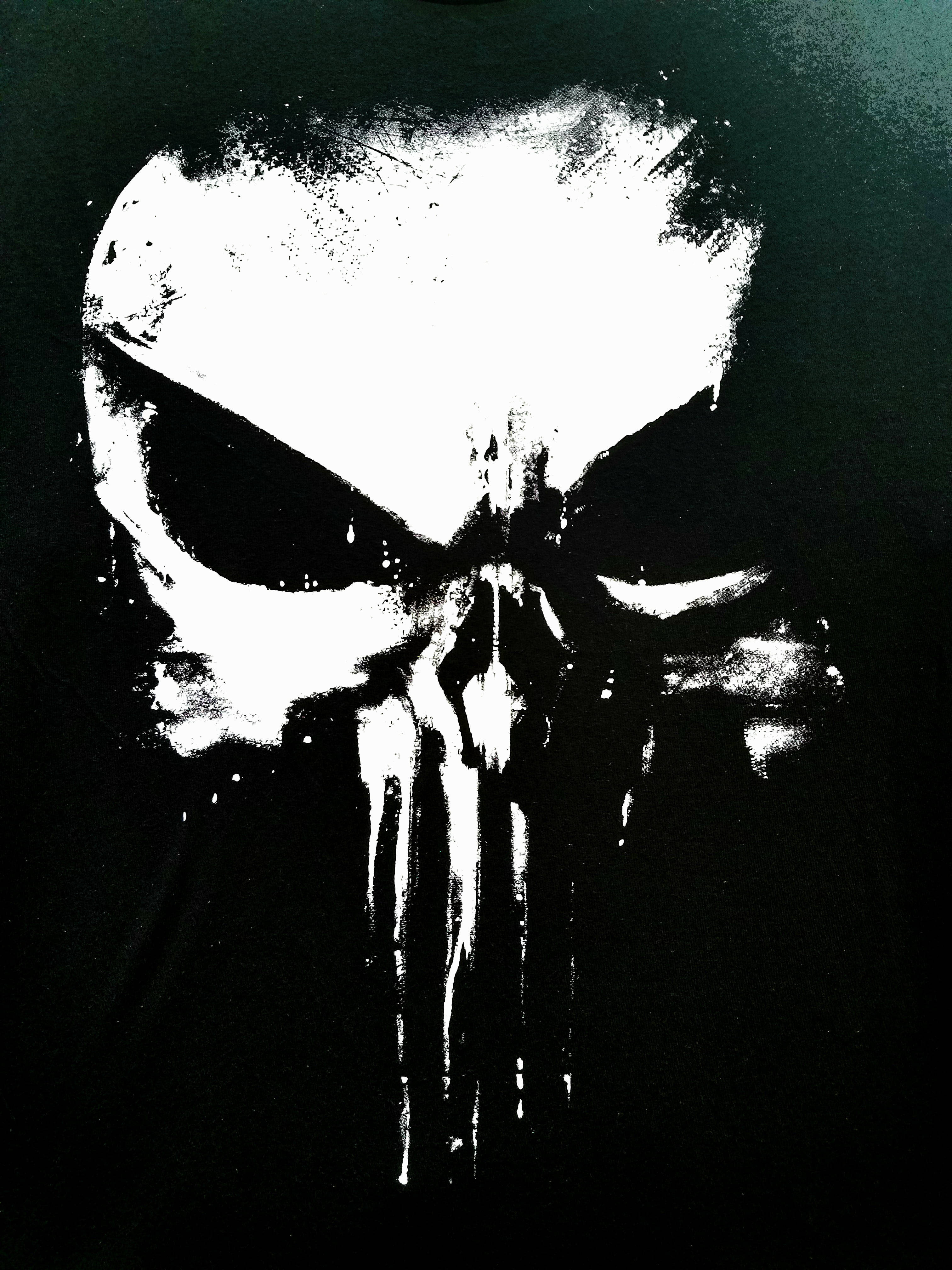 กะโหลกสไตล์อันธพาล Punisher วอลเปเปอร์
