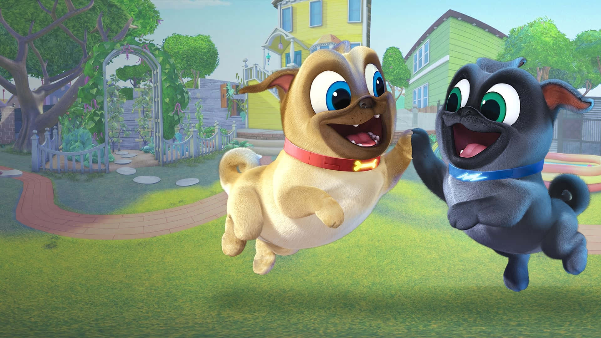 Puppy Dog Pals ไฮไฟว์ วอลเปเปอร์