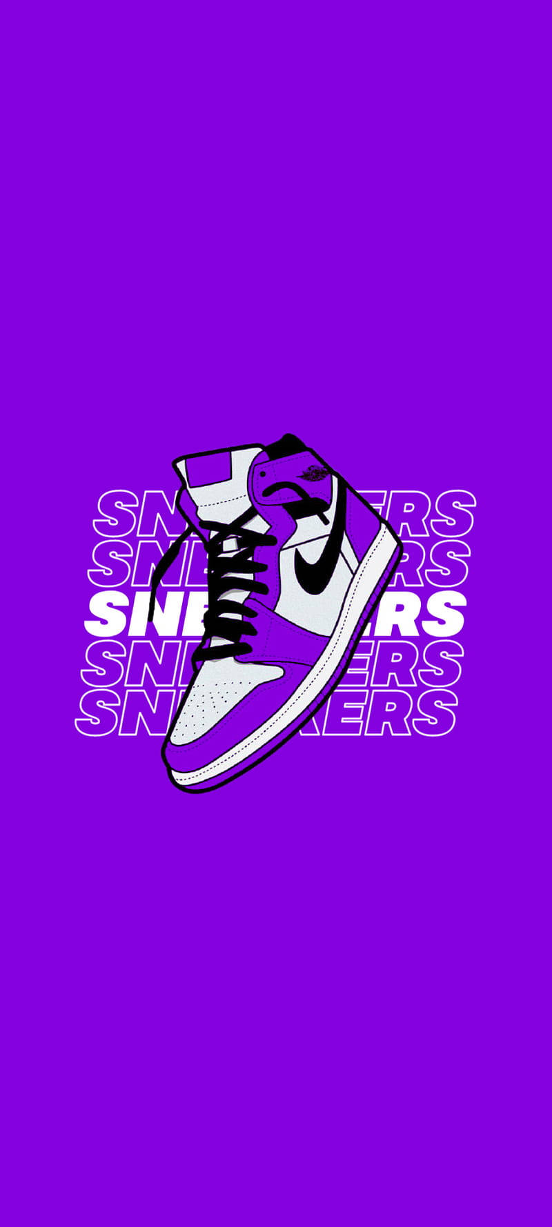 Purple Jordan Aesthetic วอลเปเปอร์