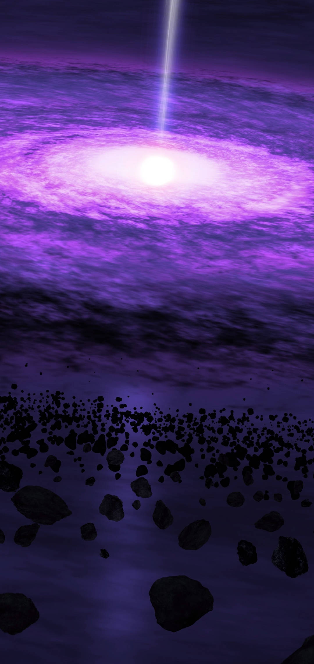 Purple Quasar Space Phone วอลเปเปอร์