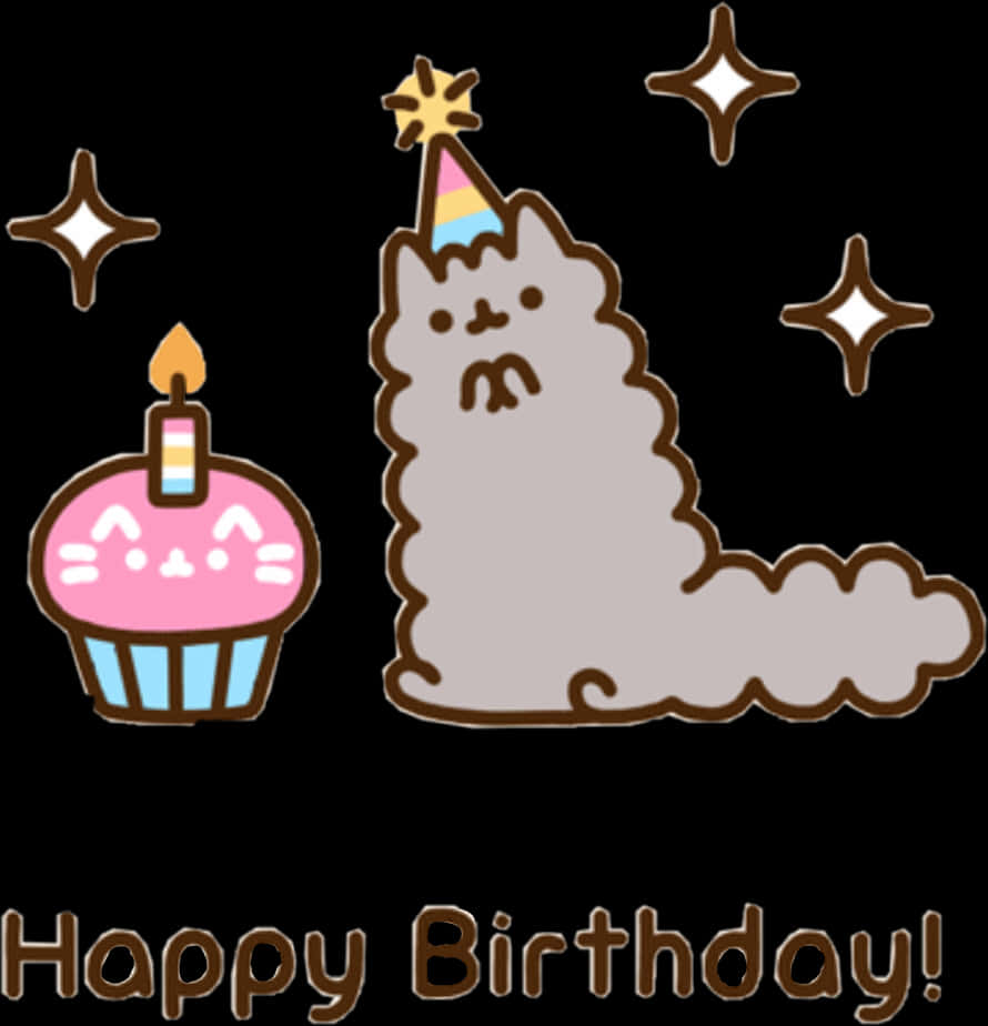 Pusheen วันเกิดฉลอง วอลเปเปอร์
