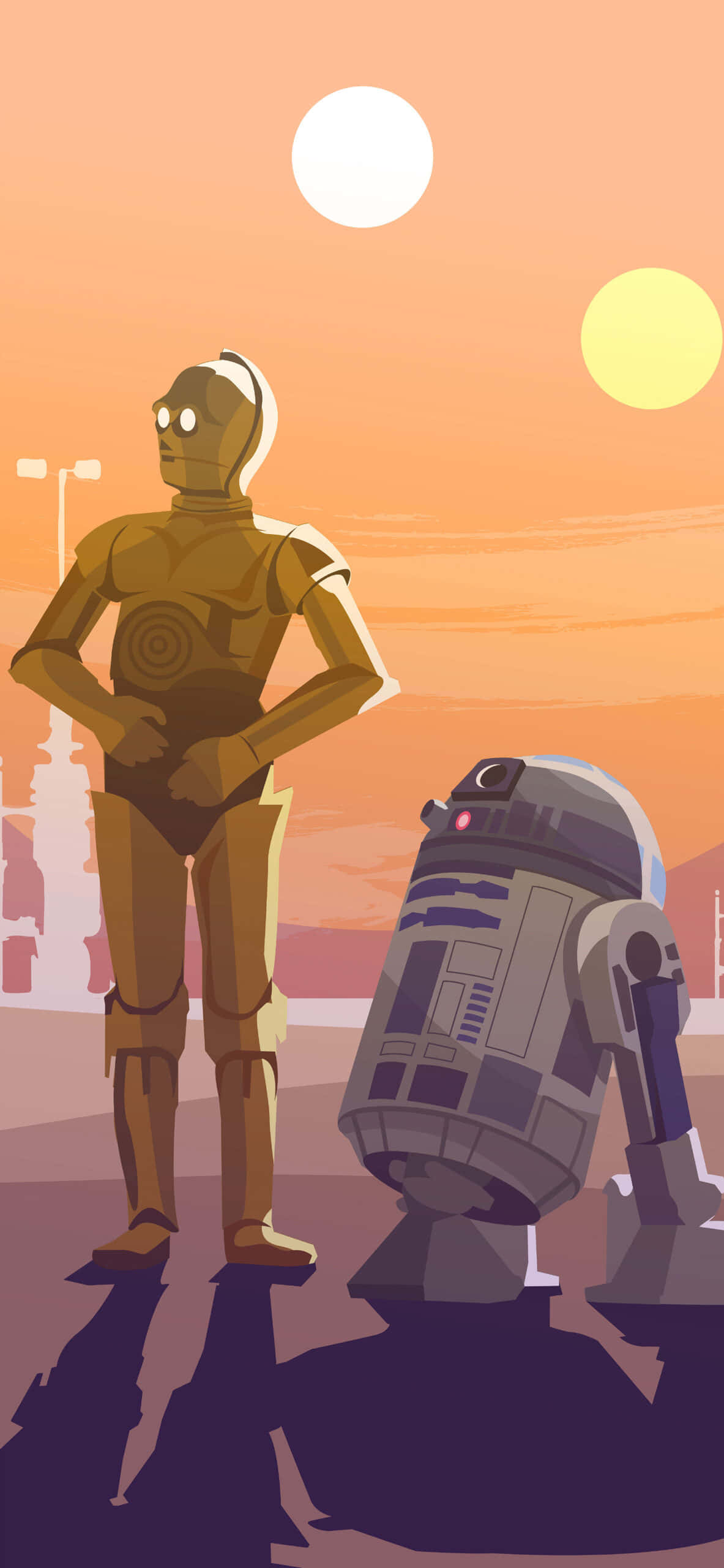 ฮีโร่ของหลายคน R2-D2 มาที่นี่! วอลเปเปอร์