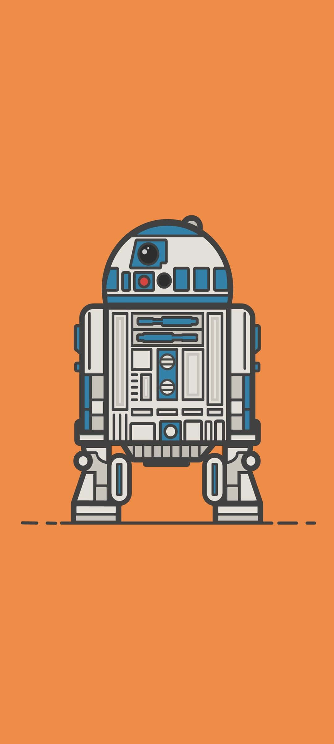 R2D2 หุ่นยนต์โดรนอันโด่งดังจากจักรวาล Star Wars วอลเปเปอร์