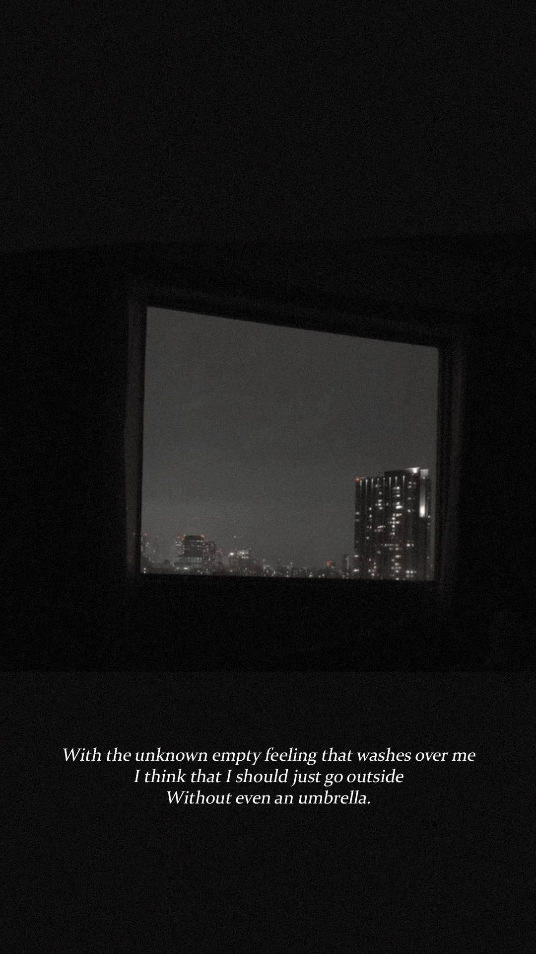 Rain By BTS แนวสวยดำมืด วอลเปเปอร์