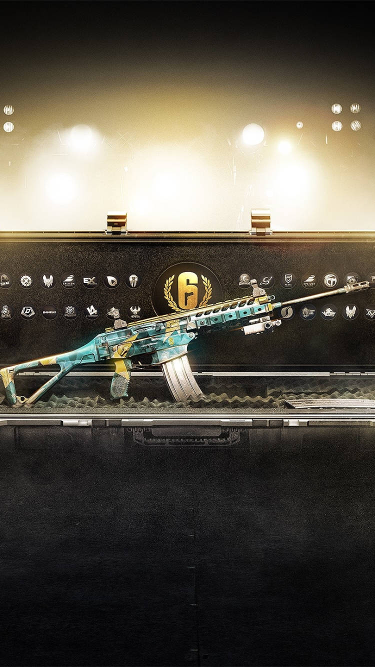Rainbow Six Siege ปืนบลูเนบิวล่า iPhone วอลเปเปอร์