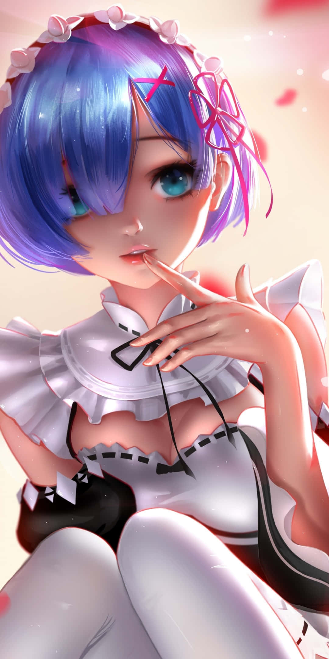 เมดสาวปีศาจเรม สาวใช้จากเรื่อง Re:Zero วอลเปเปอร์