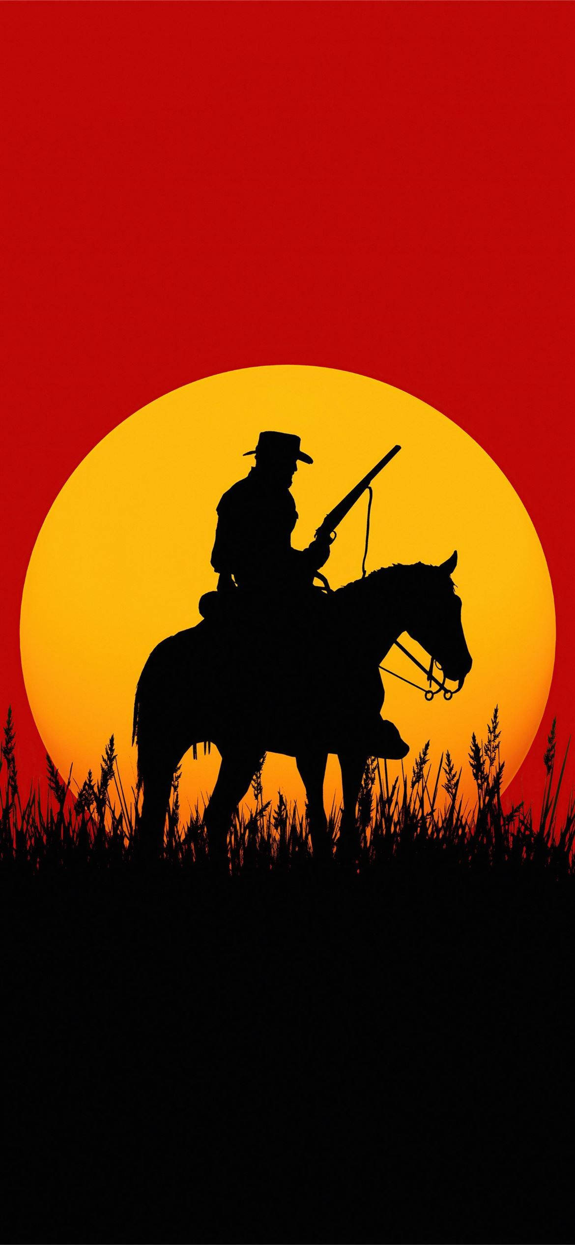 ศิลปะพระอาทิตย์ Red Dead Redemption วอลเปเปอร์