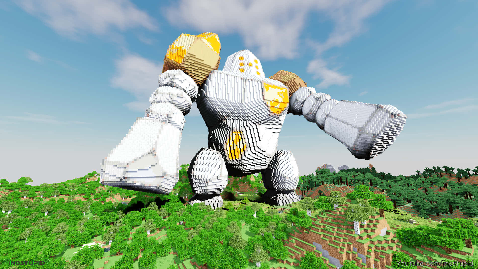 Regirock สร้างใน Minecraft วอลเปเปอร์