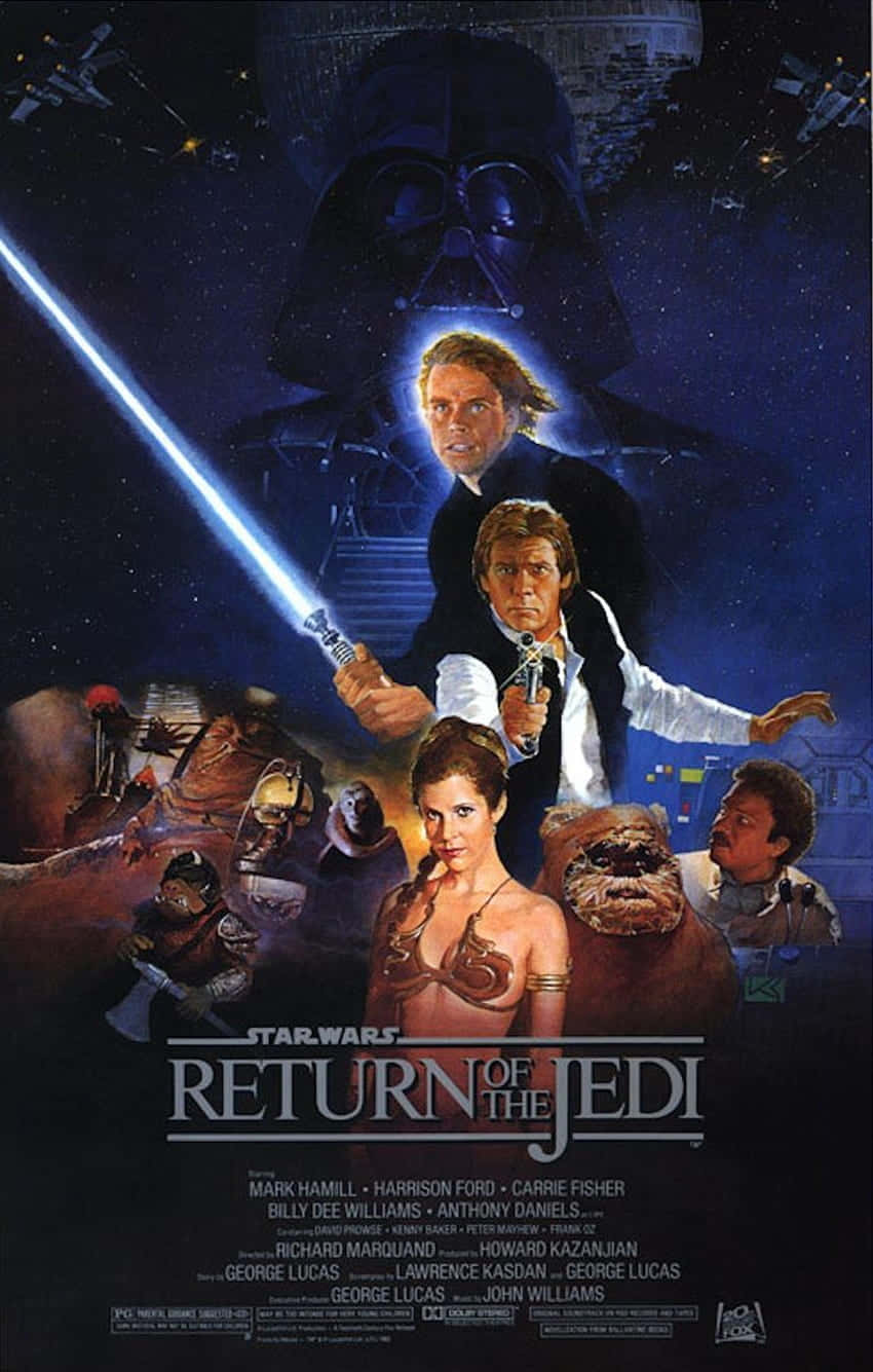 คำอธิบายภาพ: การต่อสู้ครั้งยิ่งใหญ่ใน Return of the Jedi วอลเปเปอร์