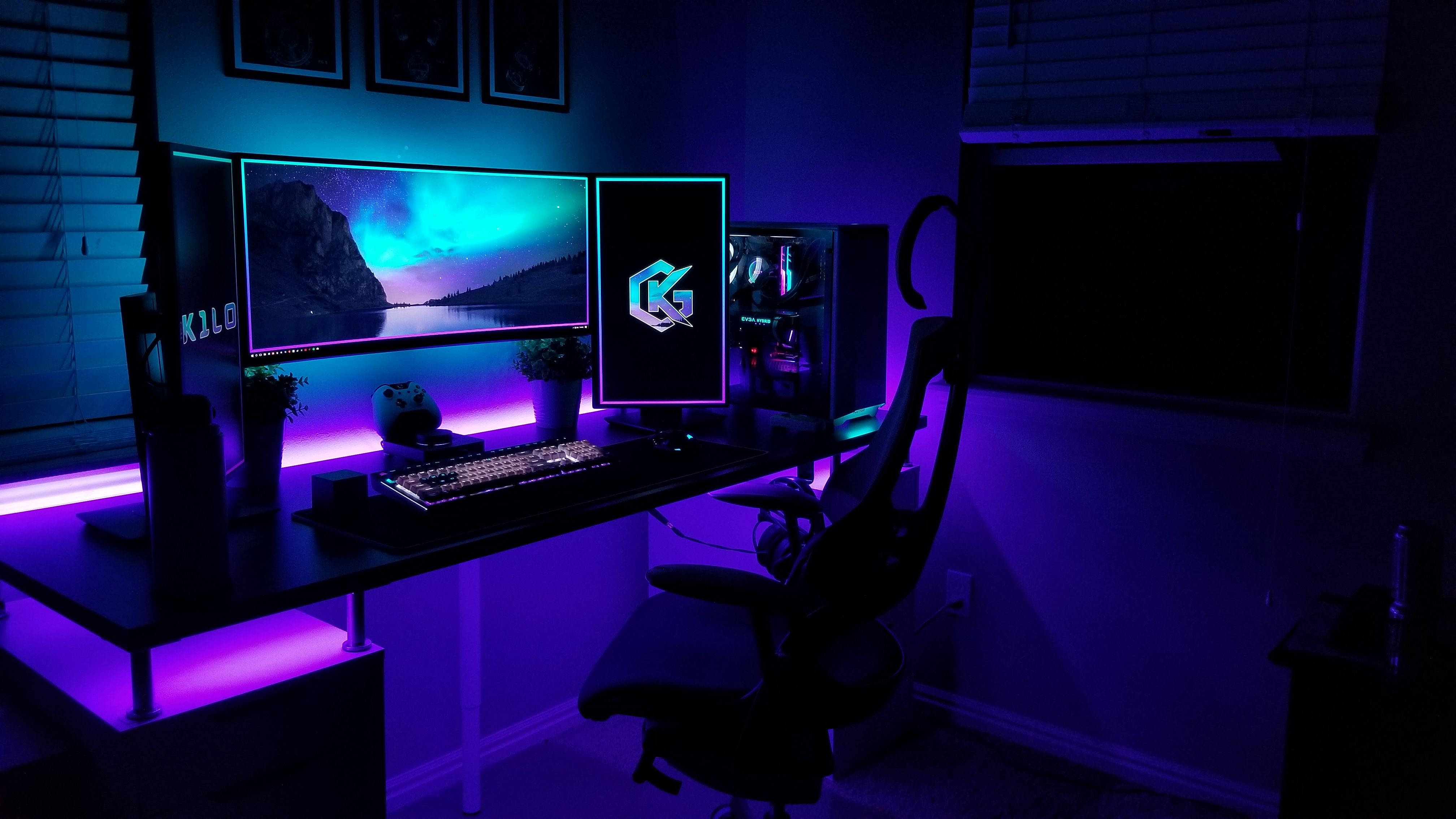 ชุดเกมมิ่งพีซี RGB 4K วอลเปเปอร์