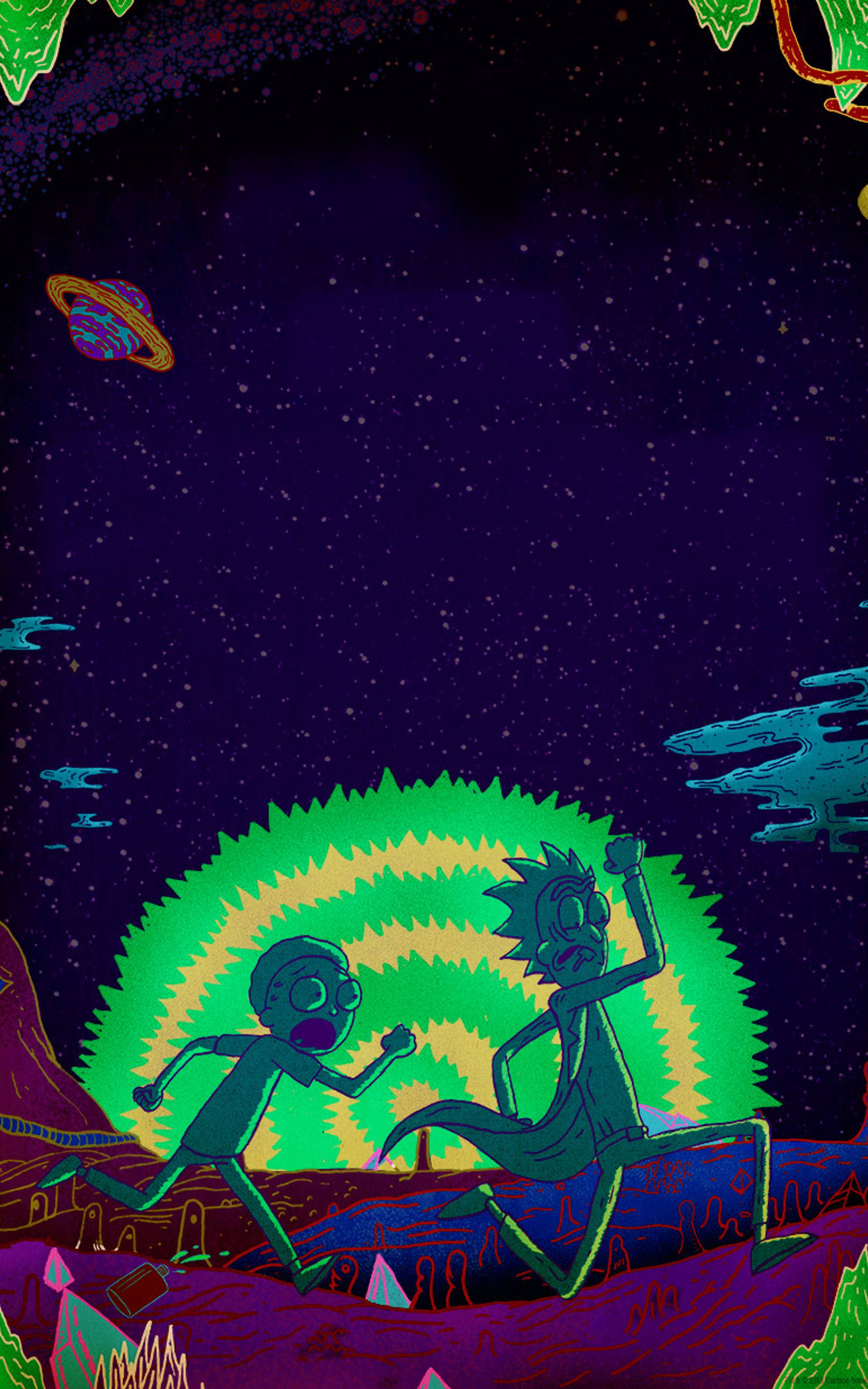 มือถือ Rick And Morty วอลเปเปอร์
