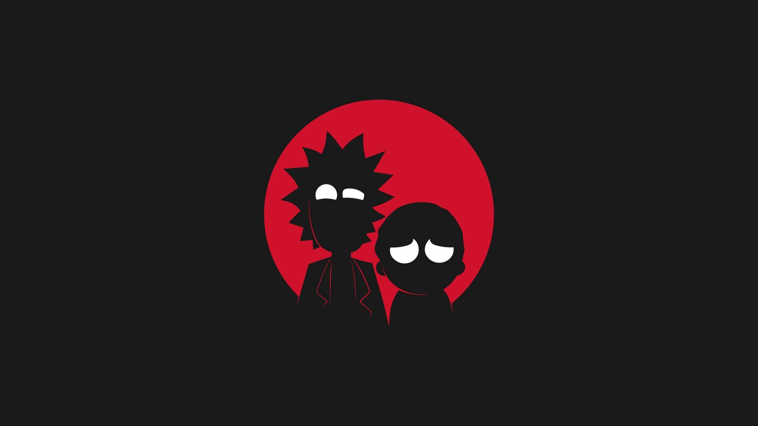 Rick And Morty สุดเจ๋งสีแดง วอลเปเปอร์
