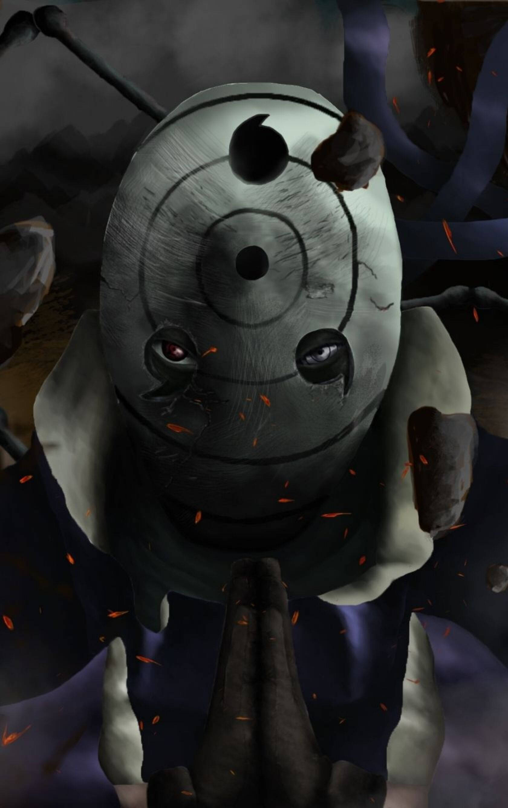 Rinne Sharingan โอบิโตะ โทรศัพท์ วอลเปเปอร์