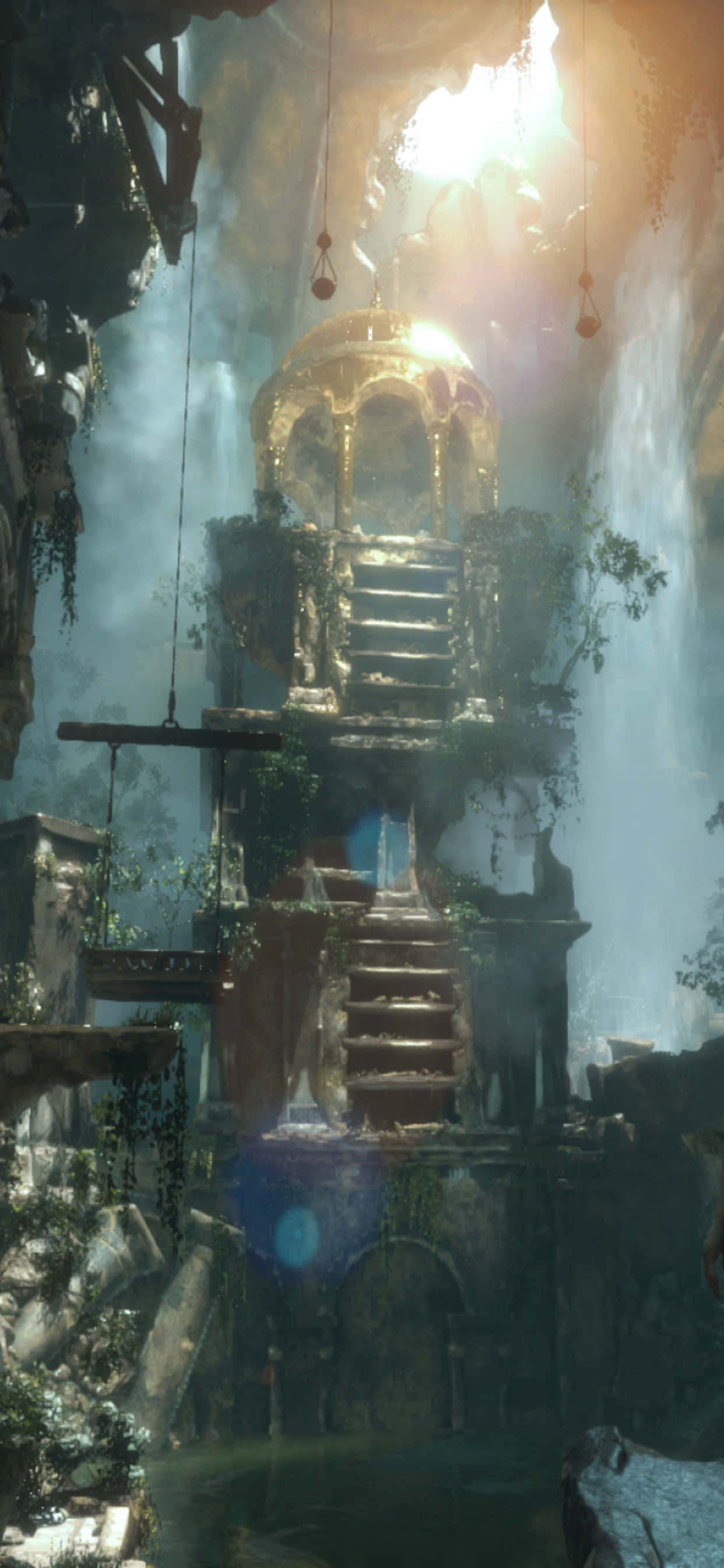 ภาพ Rise Of The Tomb Raider บน iPhone Xs Max วอลเปเปอร์