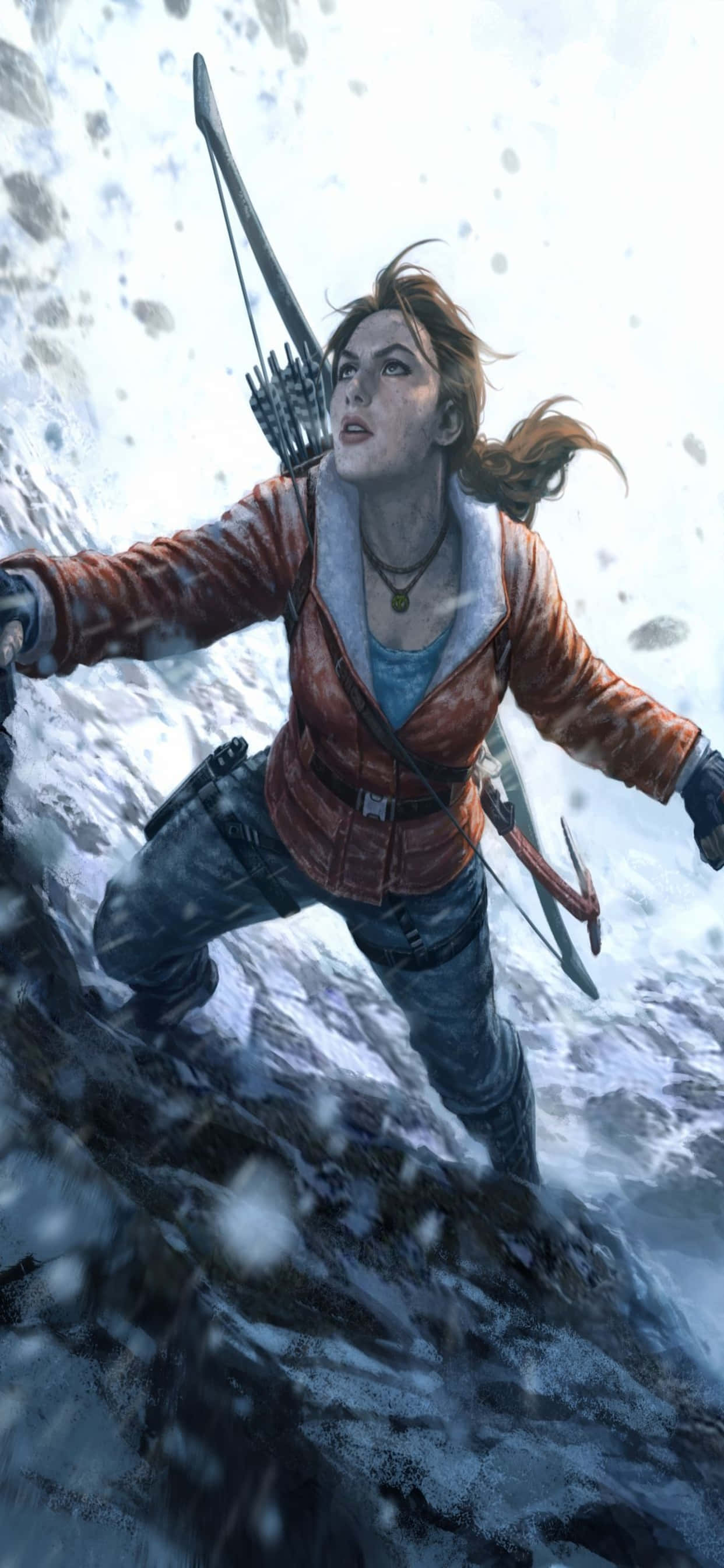เพลิดเพลินกับ Rise Of The Tomb Raider บน iPhone Xs Max รุ่นใหม่ วอลเปเปอร์