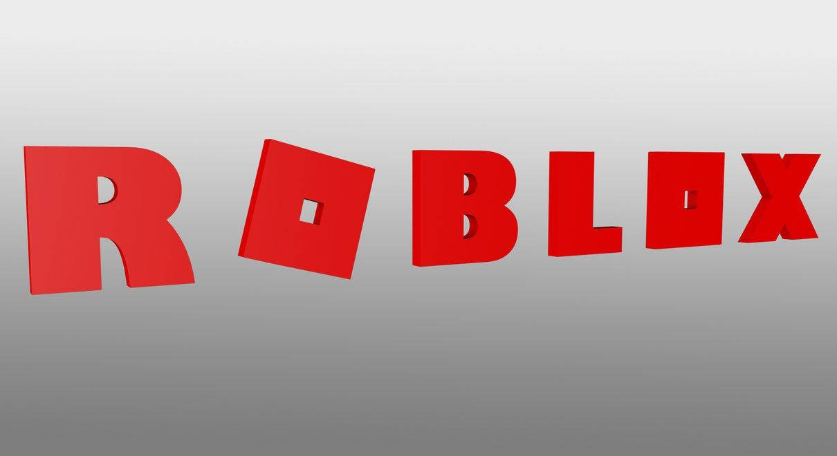โลโก้ Roblox 3D สุดเท่ วอลเปเปอร์