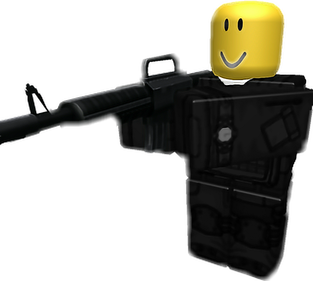 ตัวละคร Roblox ถือปืน วอลเปเปอร์