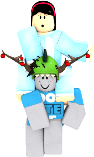 ชุดเทศกาลตัวละคร Roblox พร้อมหมวกกวางเรนเดียร์ วอลเปเปอร์