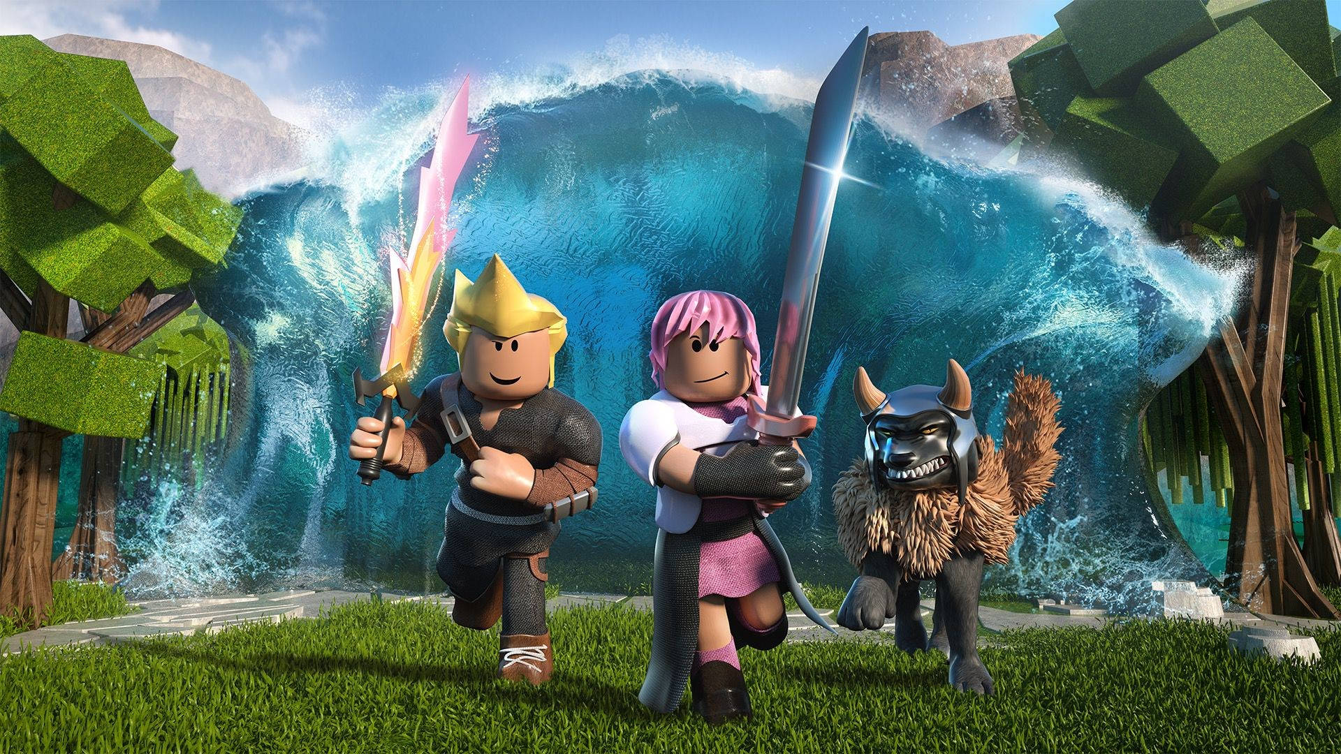 Roblox Avatar กำลังชาร์จ วอลเปเปอร์