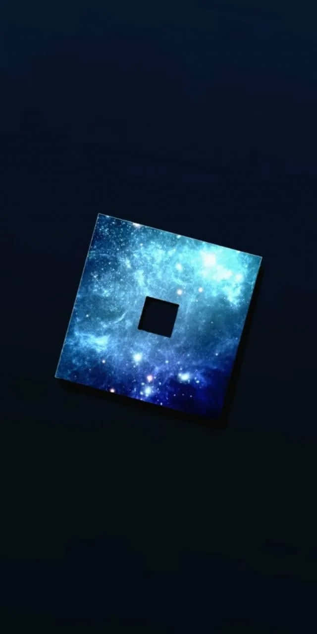 โลโก้ Roblox สีน้ำเงินแวววาว วอลเปเปอร์