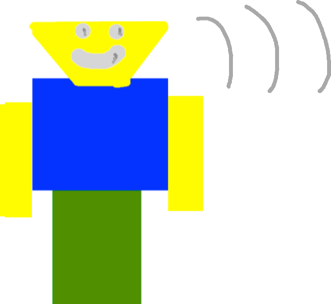 ภาพวาดสเก็ตช์ตัวละคร Roblox วอลเปเปอร์