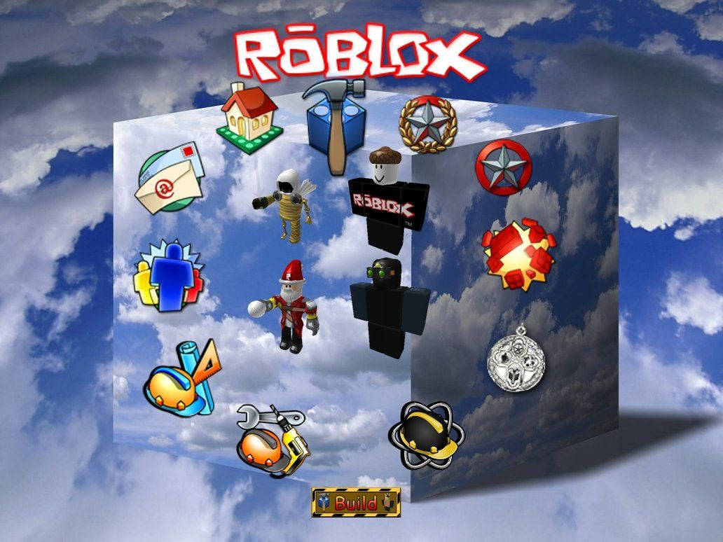ภาพสัญลักษณ์ที่แสดงถึงพลังของ Roblox วอลเปเปอร์