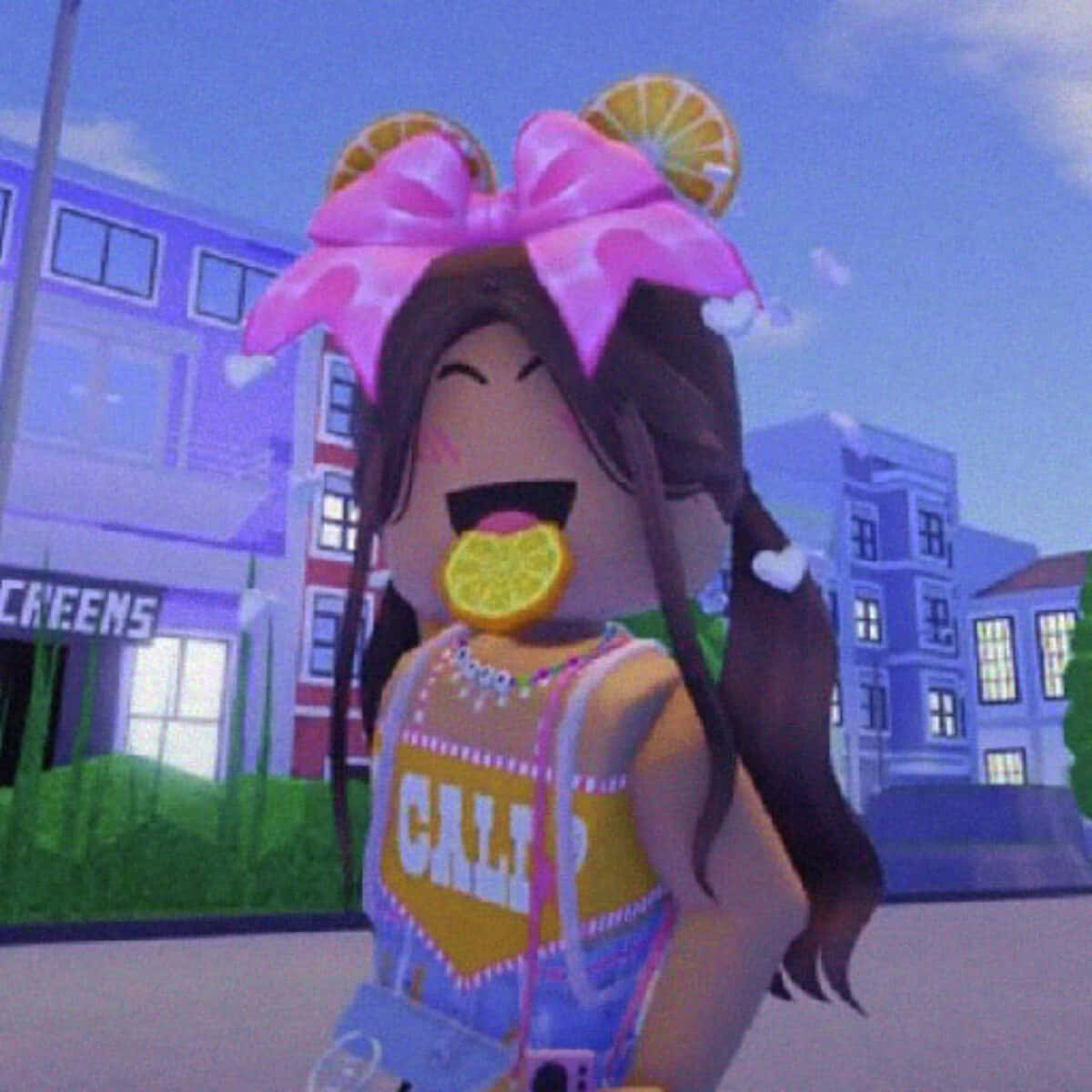 รูปโปรไฟล์สาวแคลิฟอร์เนียสไตล์ Roblox เก๋ไก๋ วอลเปเปอร์