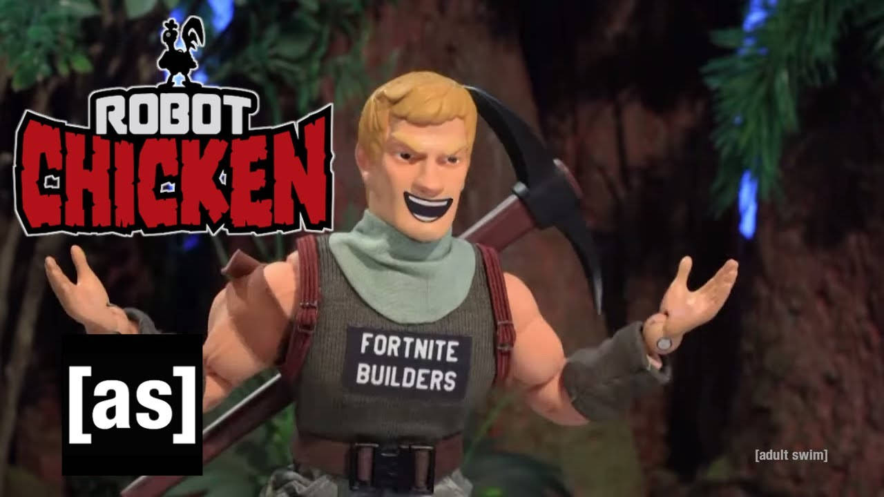 Robot Chicken Fortnite ล้อเลียน วอลเปเปอร์