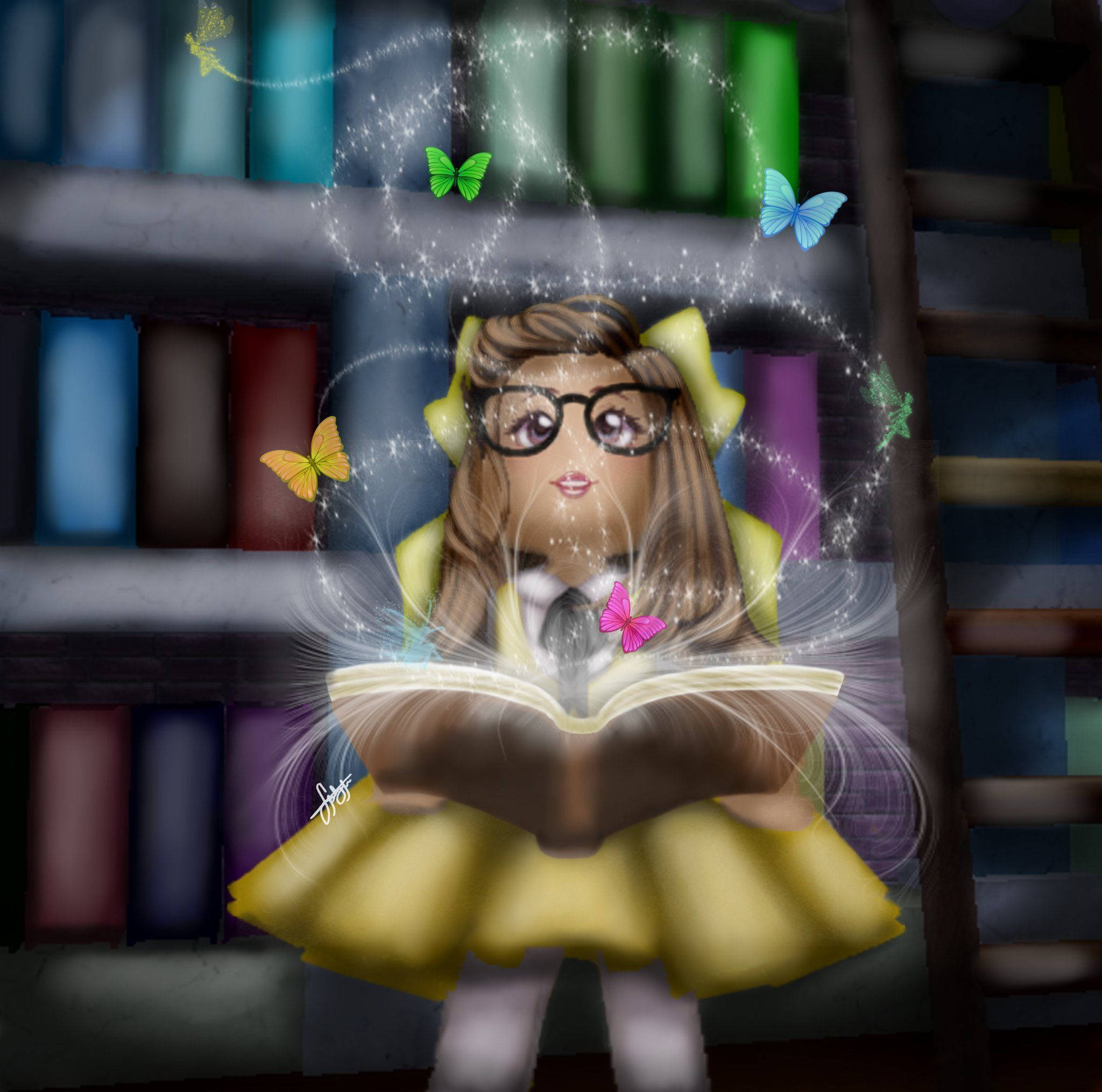 ห้องสมุด Royale High ใน Roblox วอลเปเปอร์