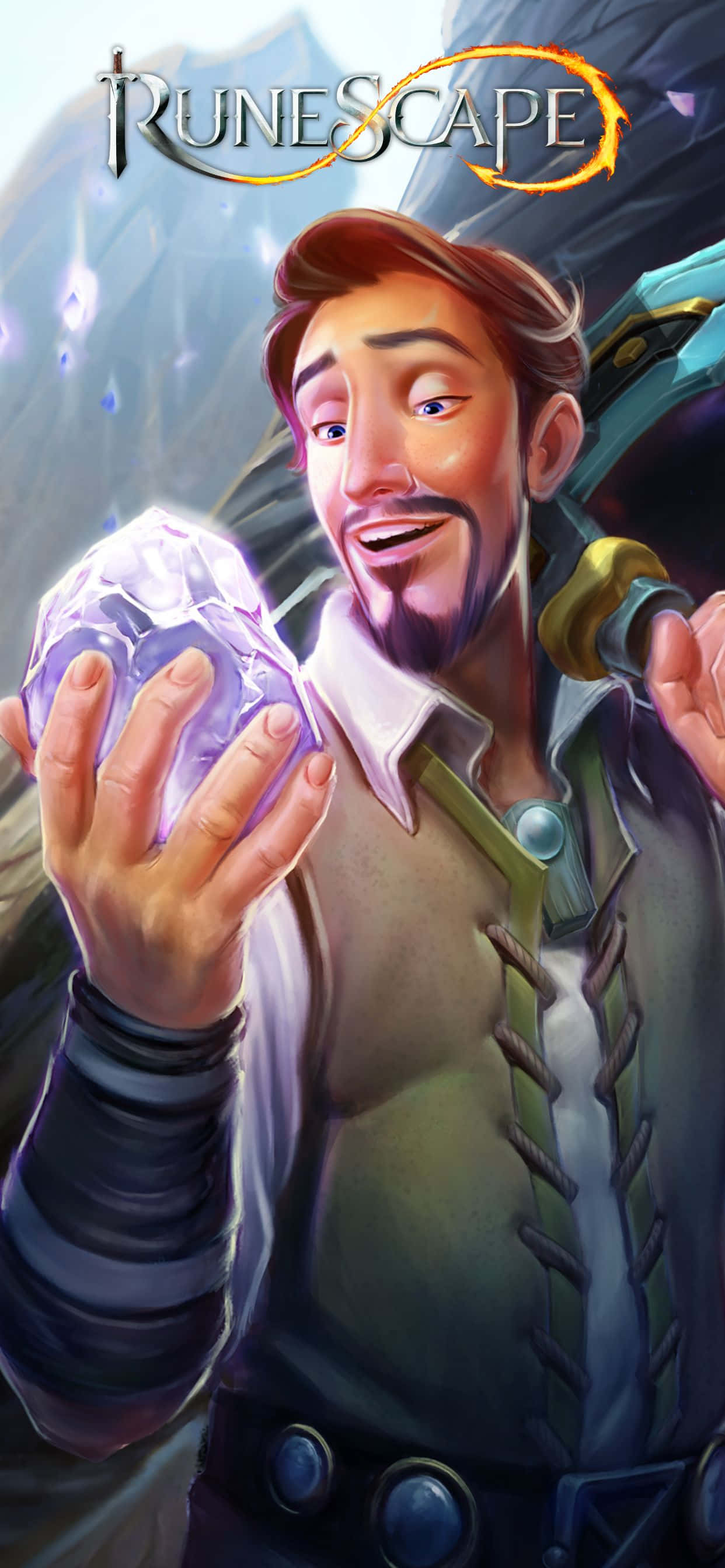 เพลิดเพลินกับโลกของ Runescape ในรายละเอียดที่สวยงามบน Apple iPhone Xs Max วอลเปเปอร์