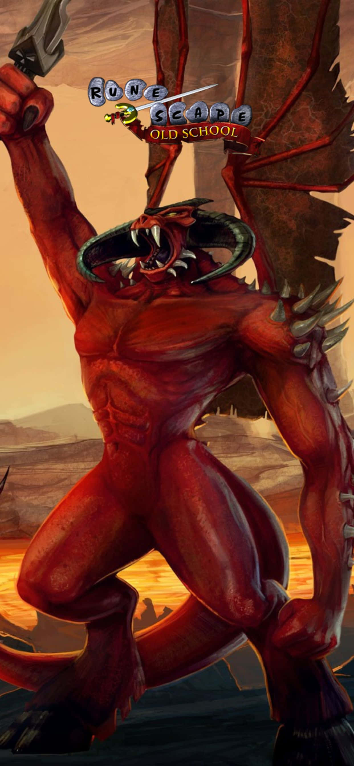 วอลเปเปอร์เกม Runescape แบบเก่าสุดน่าสนใจสำหรับ iPhone XS Max วอลเปเปอร์