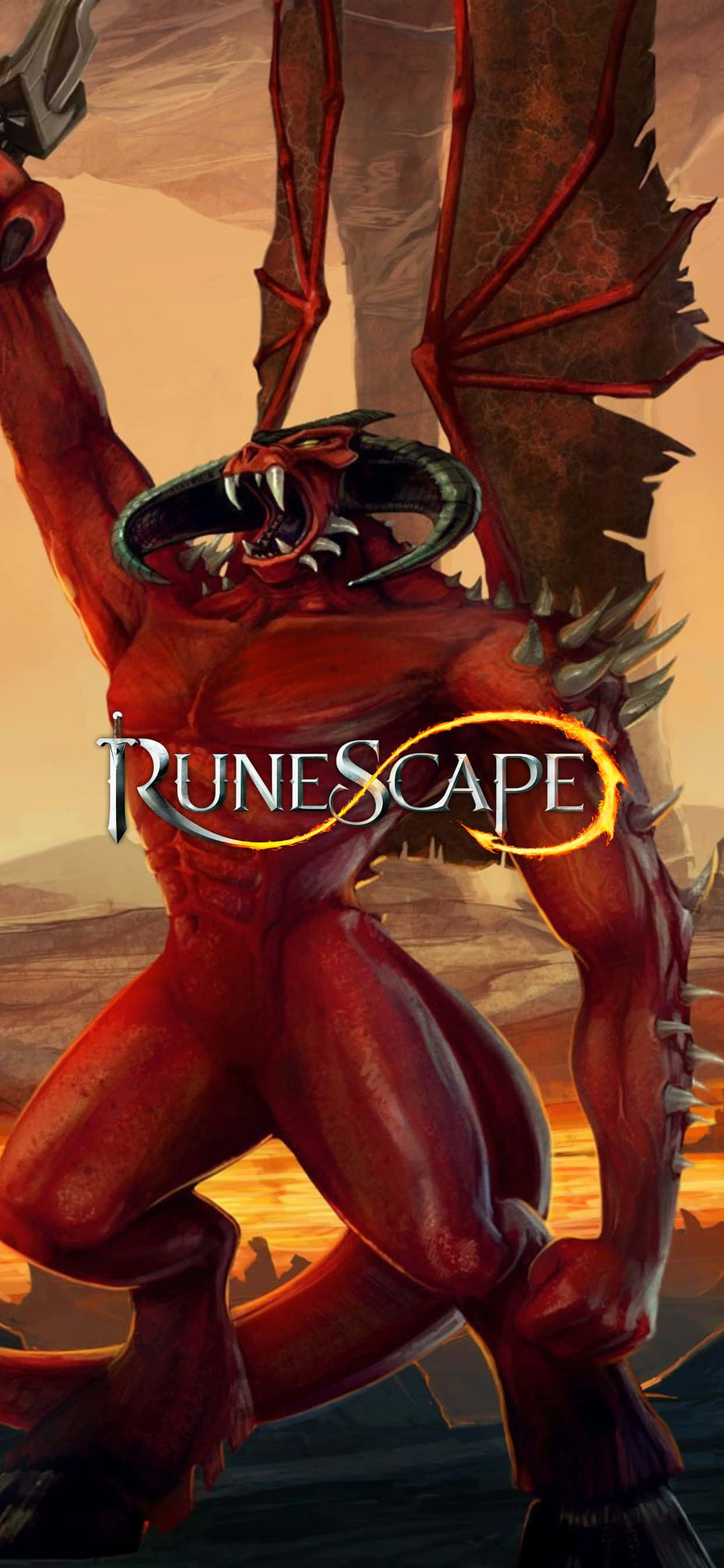 สำรวจโลกของ Runescape บน iPhone Xs Max ของคุณ วอลเปเปอร์