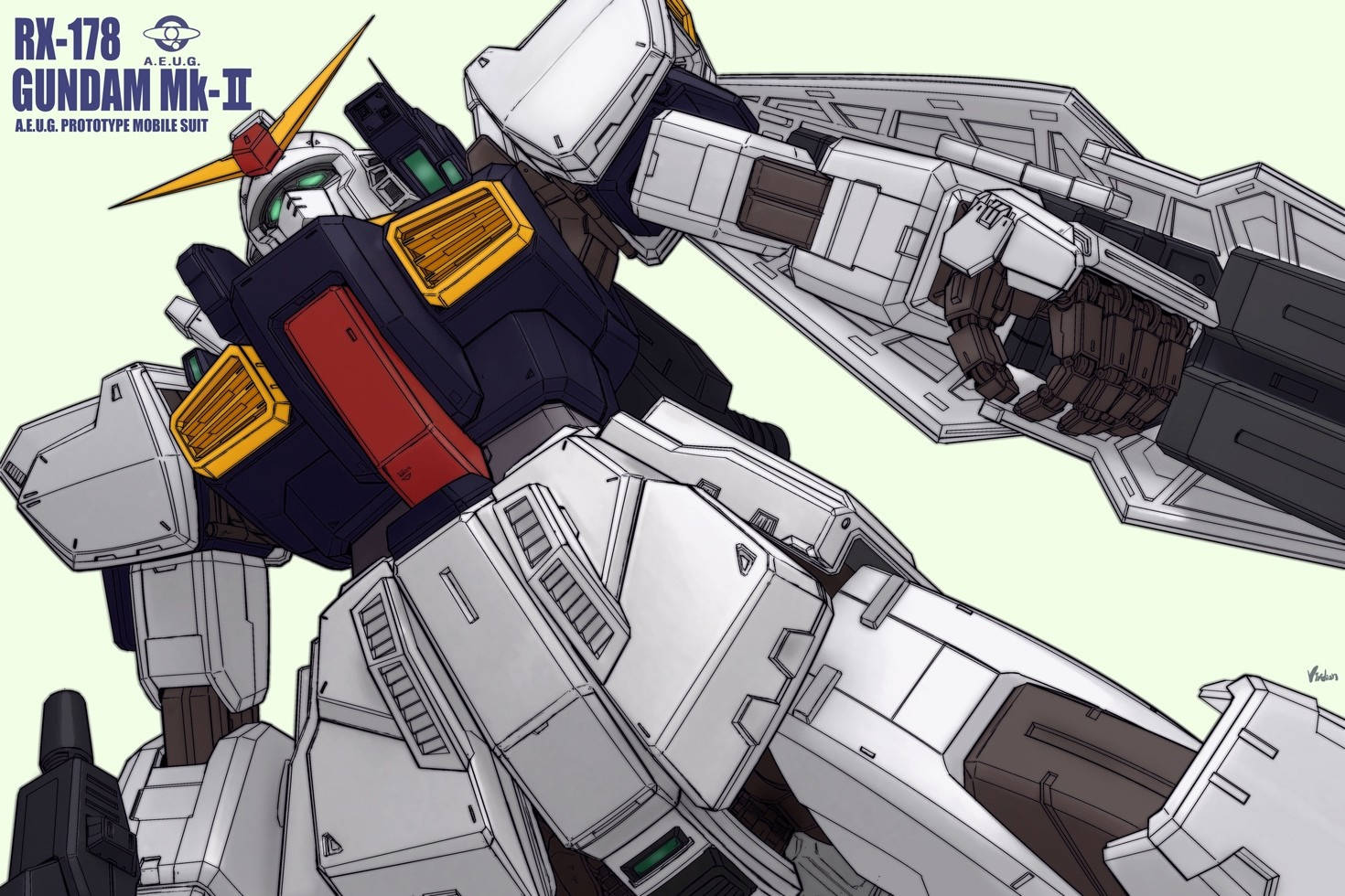 RX-178 โมบายสูทกันดั้ม — กันดั้ม GIF วอลเปเปอร์