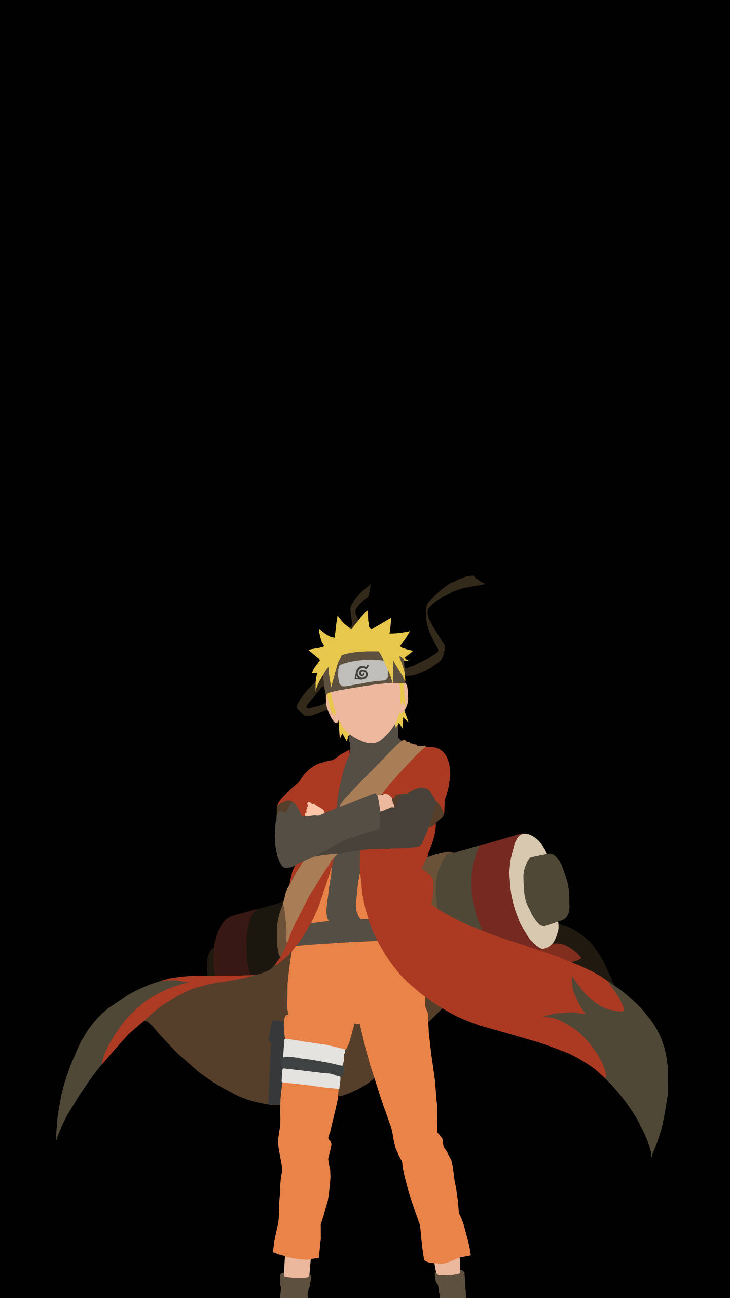 Sage Mode Vector Naruto สำหรับโทรศัพท์ วอลเปเปอร์