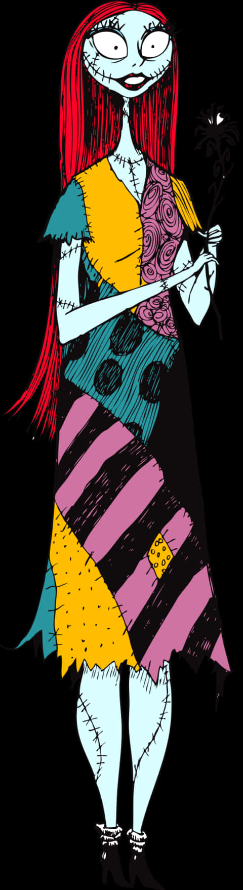 Sally Nightmare Before Christmas อาร์ตเวิร์ก วอลเปเปอร์