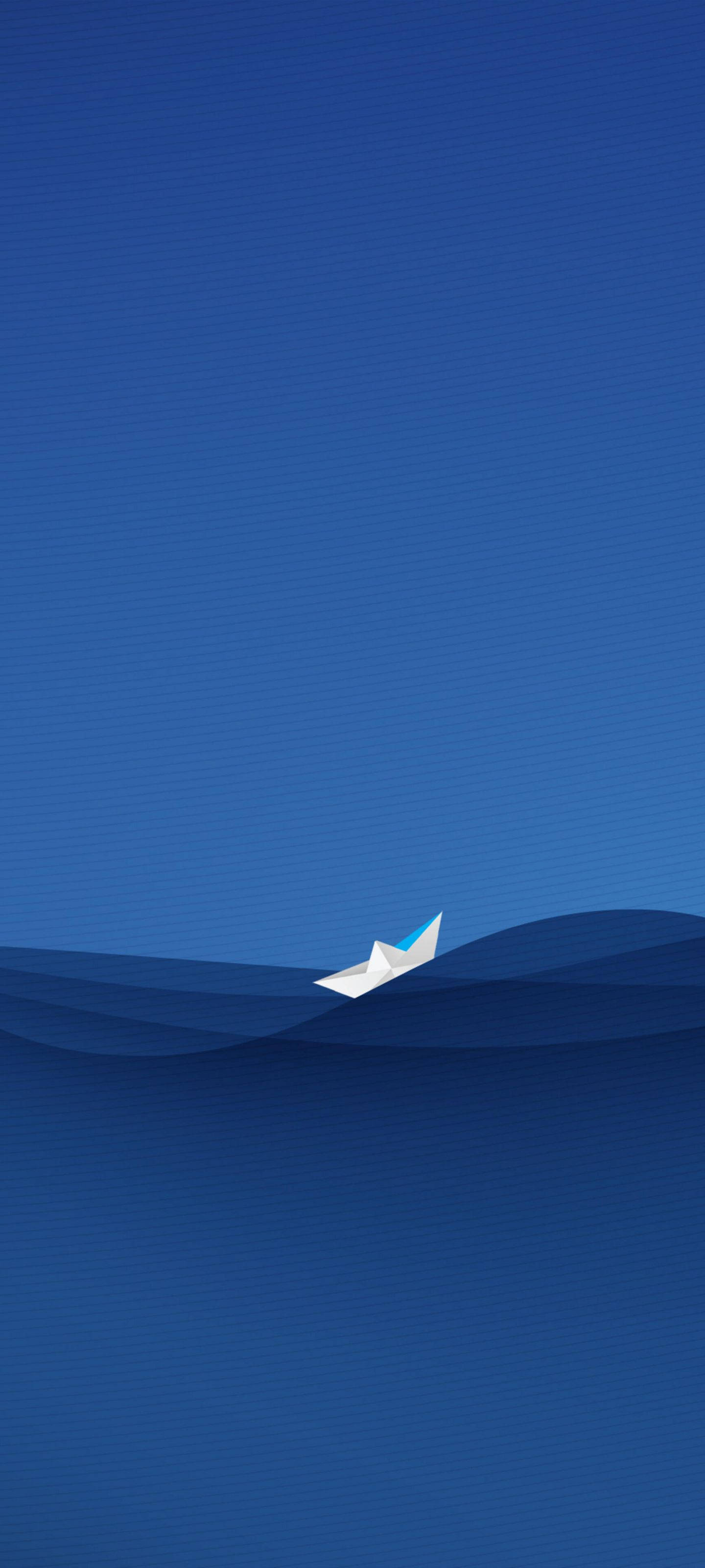 Samsung S21 Ultra เรือกระดาษ วอลเปเปอร์