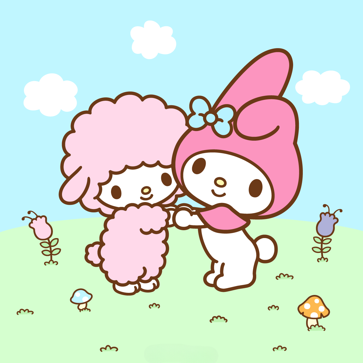 พื้นหลัง Sanrio วอลเปเปอร์