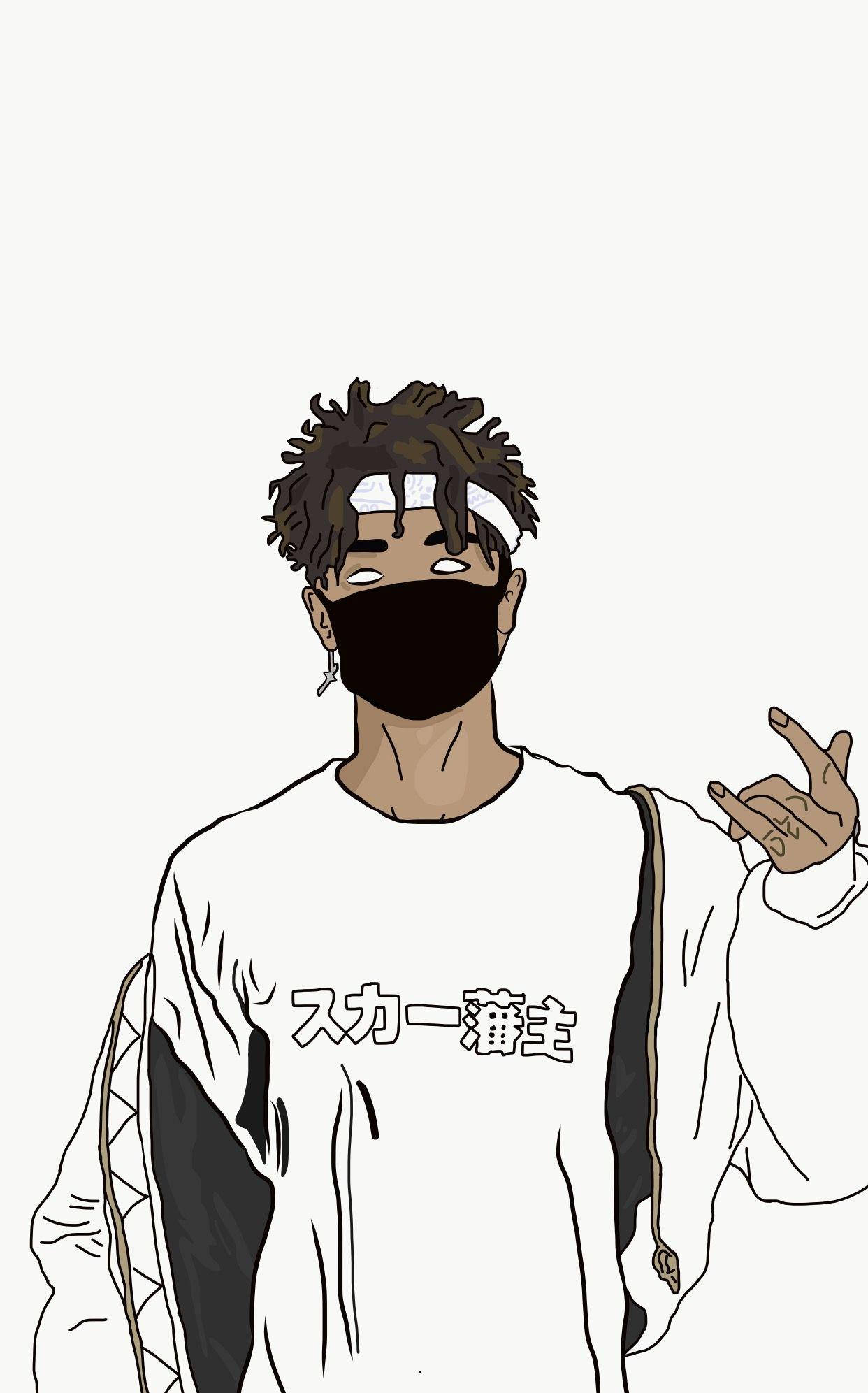 Scarlxrd White Aesthetic วอลเปเปอร์