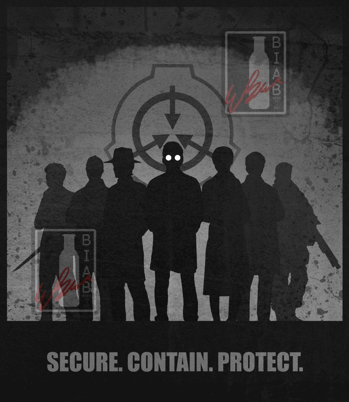 ตัวละคร SCP ในร่างเงา วอลเปเปอร์