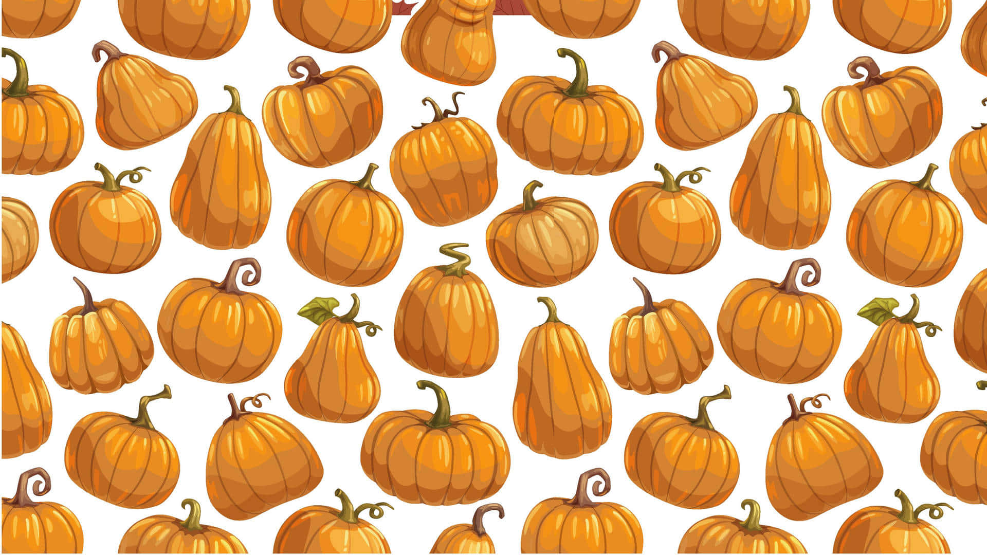 ลายฟักทองแบบ seamless pattern วอลเปเปอร์
