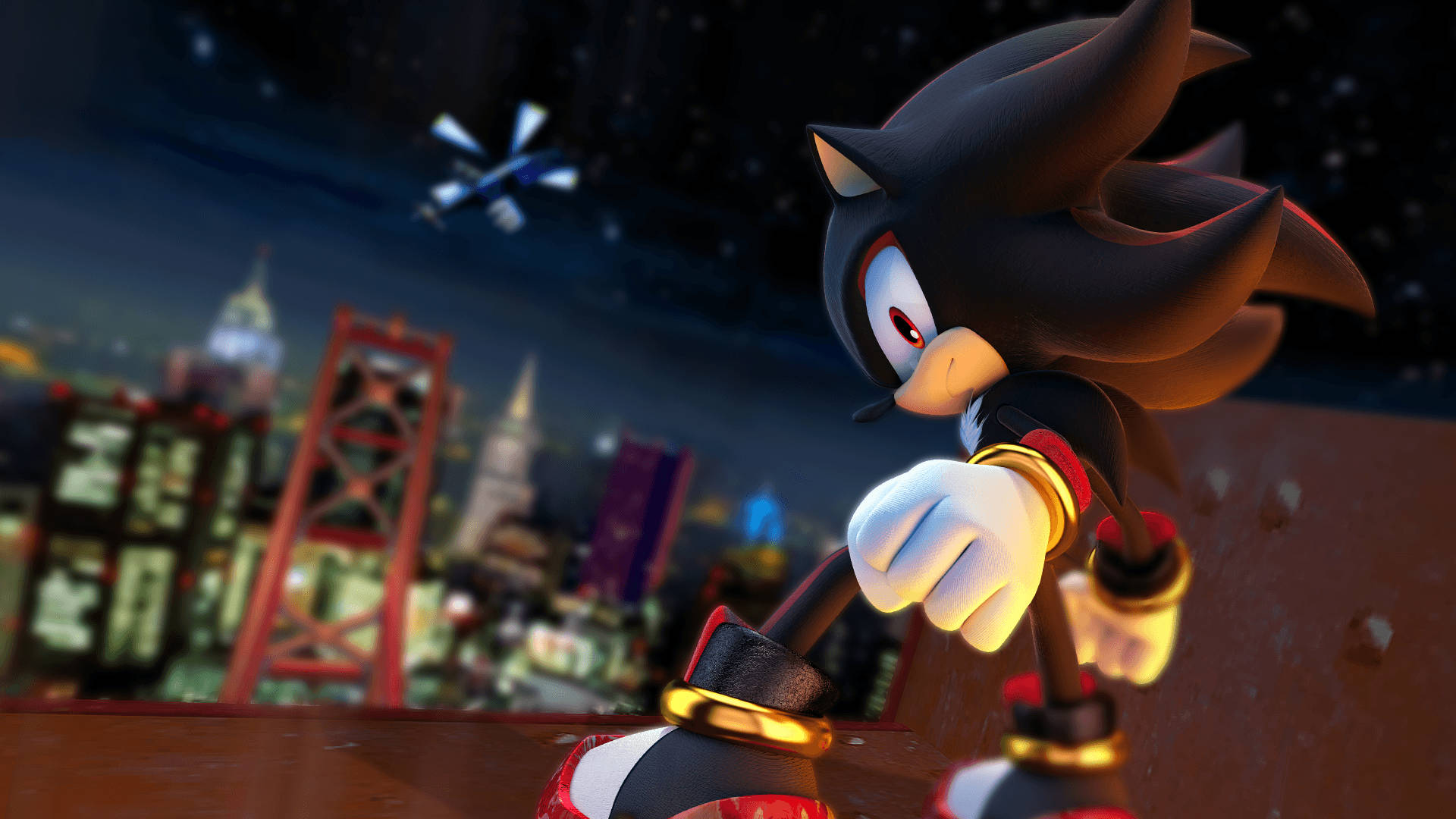 ภาพโปรไฟล์ Shadow เดอะเฮดจ์ฮ็อกสุดเข้มข้น วอลเปเปอร์
