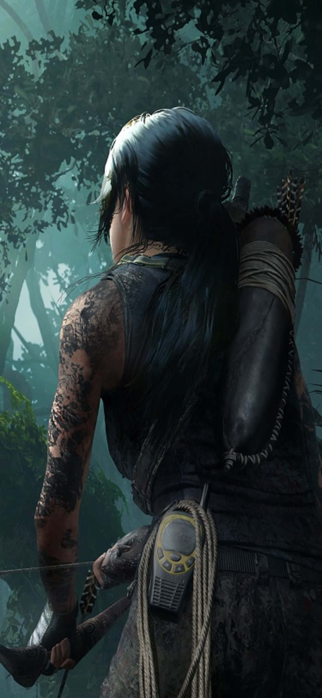 ไขความลับของ Shadow of the Tomb Raider บน iPhone X วอลเปเปอร์