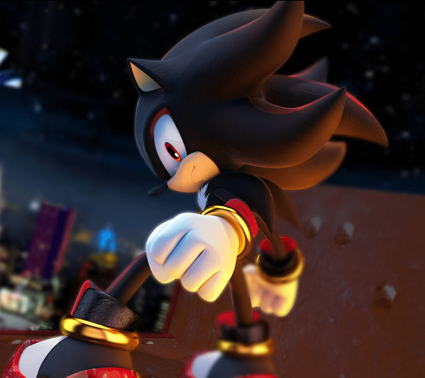 กราฟิกอาร์ตสุดเท่ของ Shadow the Hedgehog วอลเปเปอร์