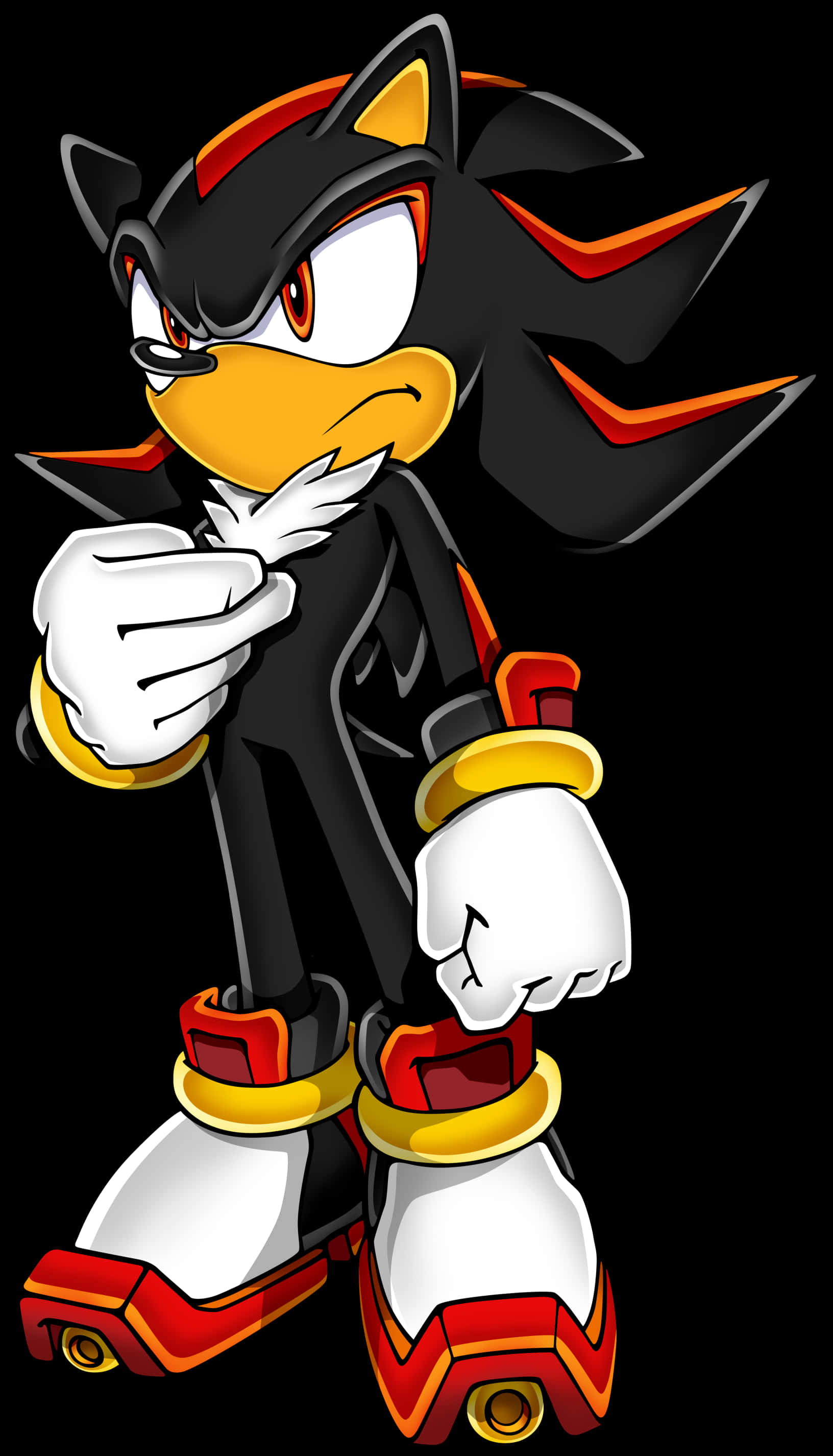 ท่าทางยืนของ Shadow the Hedgehog วอลเปเปอร์
