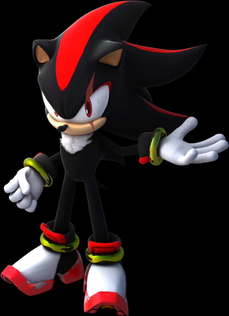 ท่าประจำของ Shadow the Hedgehog วอลเปเปอร์