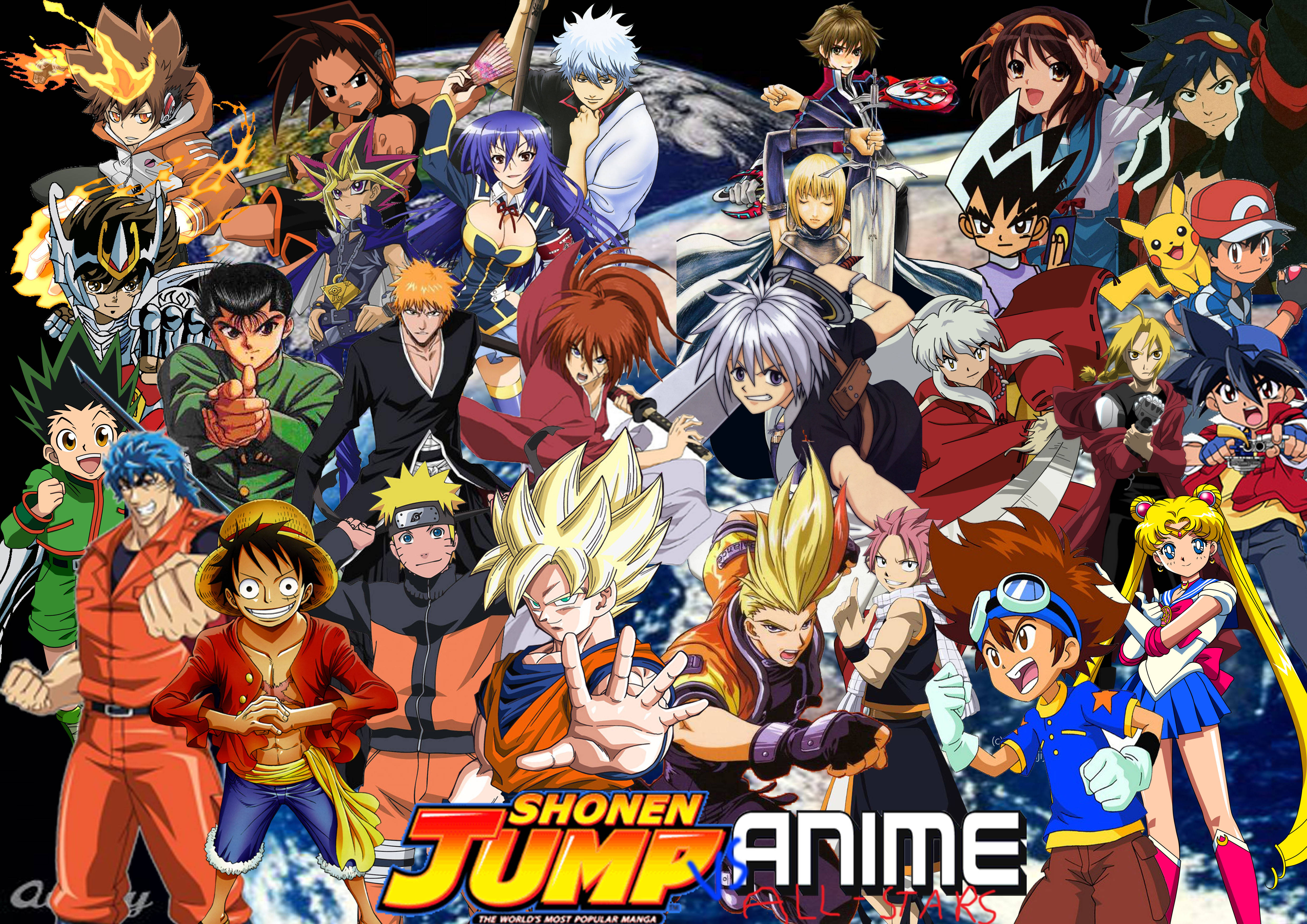 ตัวละครอนิเมะ Shonen Jump ทั้งหมด วอลเปเปอร์
