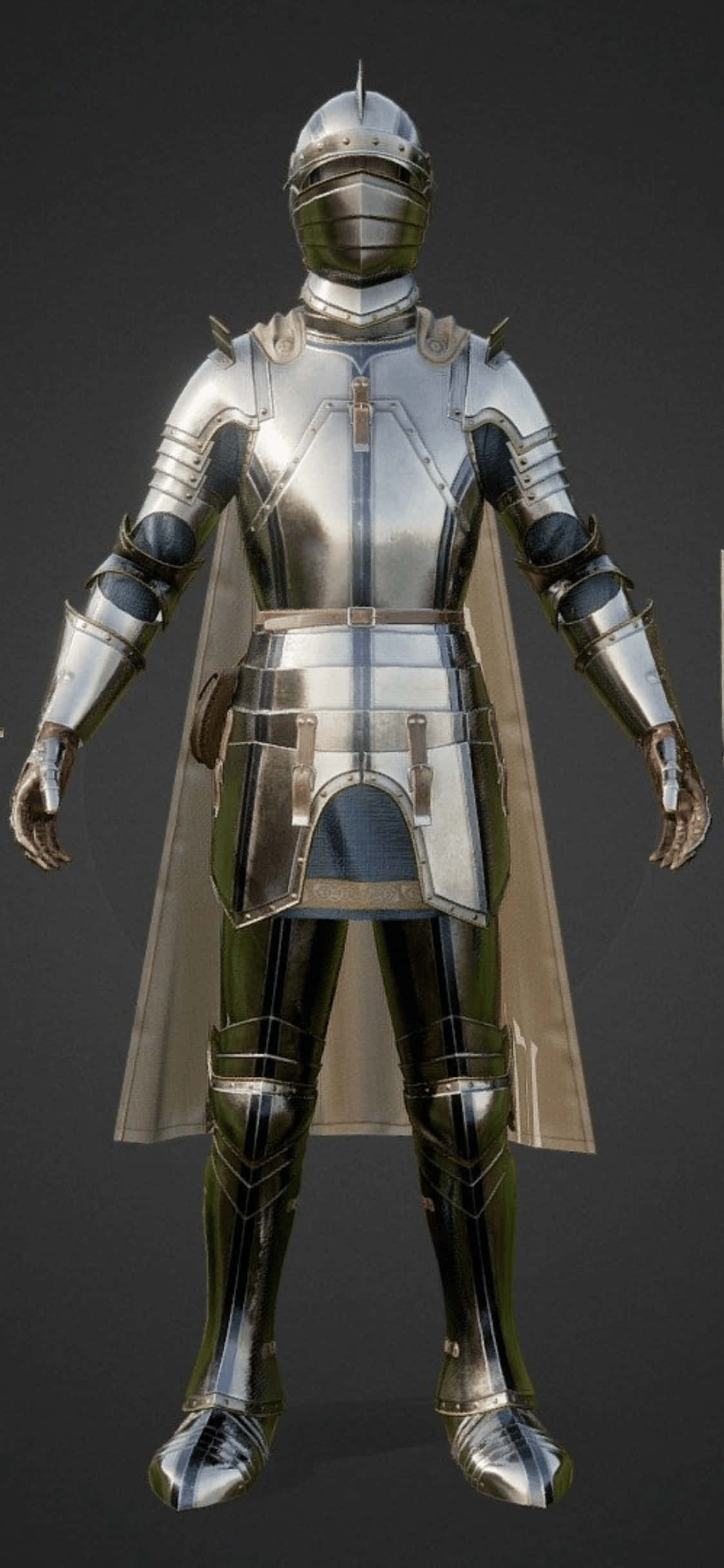 Silver Armor iPhone Xs Mordhau Background วอลเปเปอร์