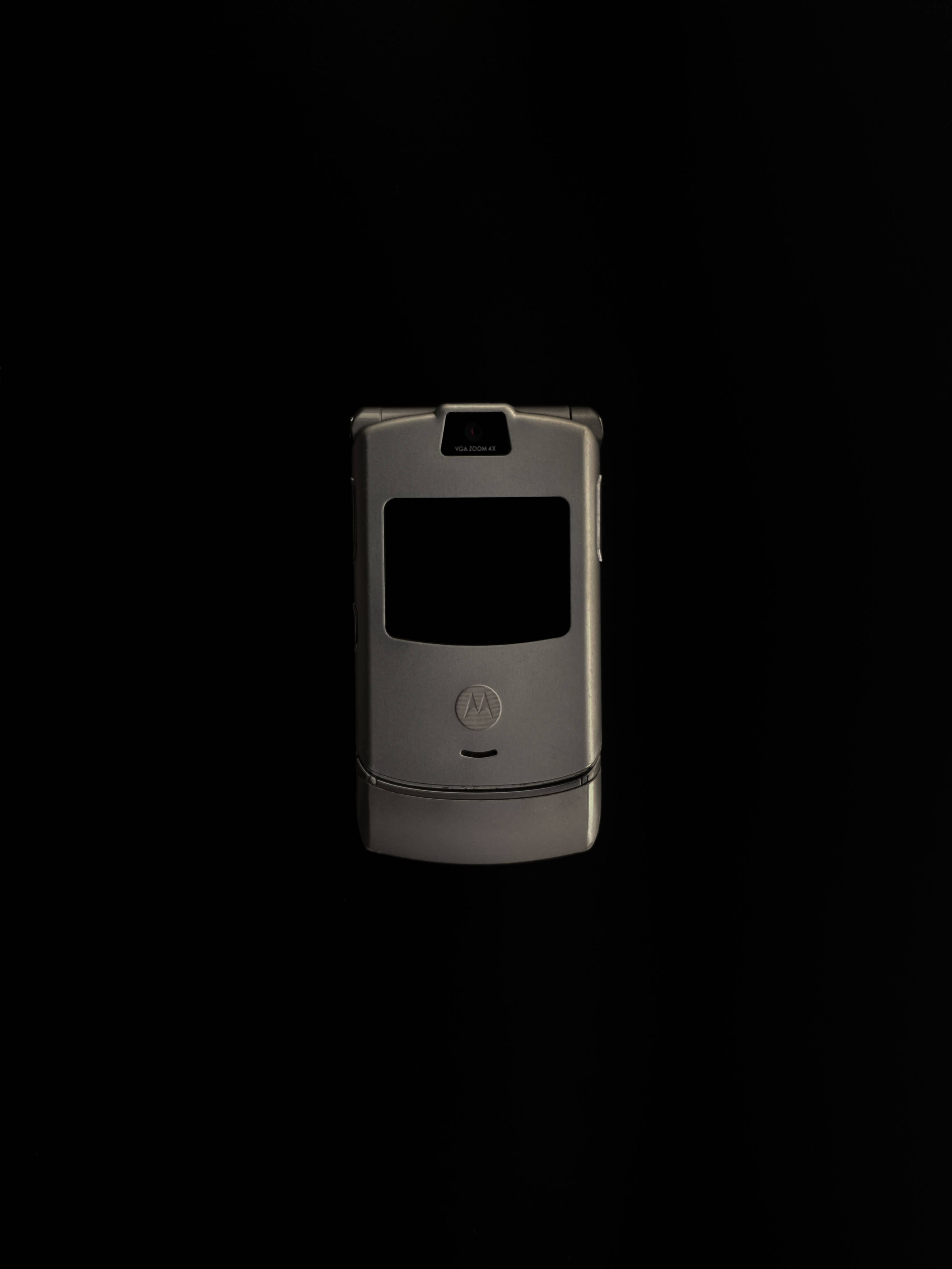 Silver Black Flip Motorola วอลเปเปอร์