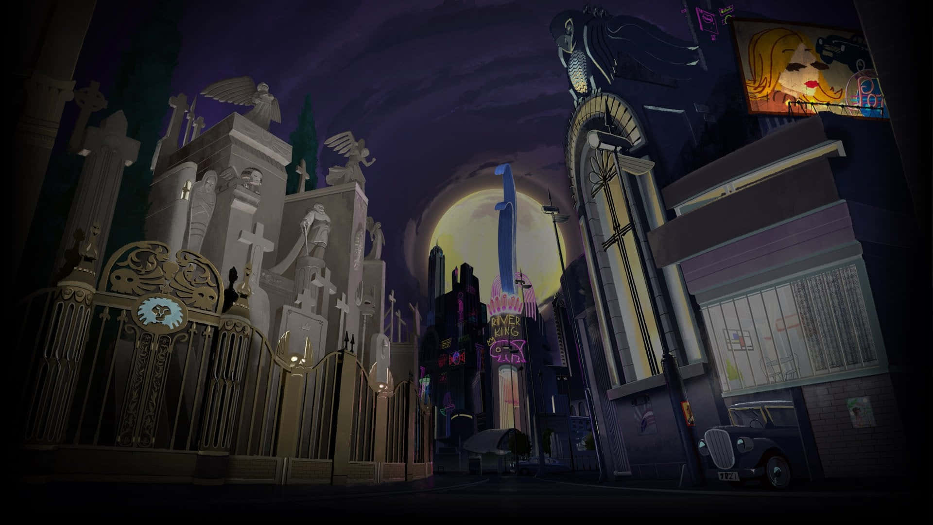 Skullgirls นิวเมอริเดียน วอลเปเปอร์