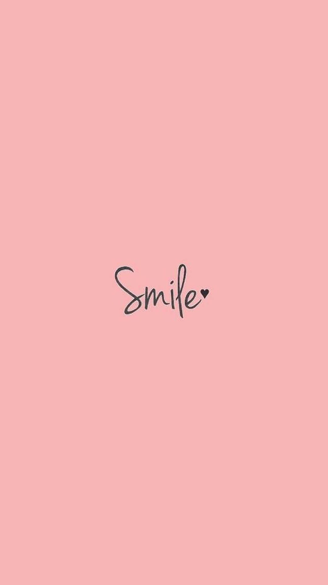 วอลเปเปอร์คำ Smile สวยงาม — สุนทรียภาพคำคม GIF วอลเปเปอร์